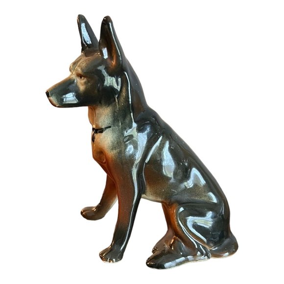 Vintage German Shepherd Dog Ceramic Figurine - Picture 2 of 6